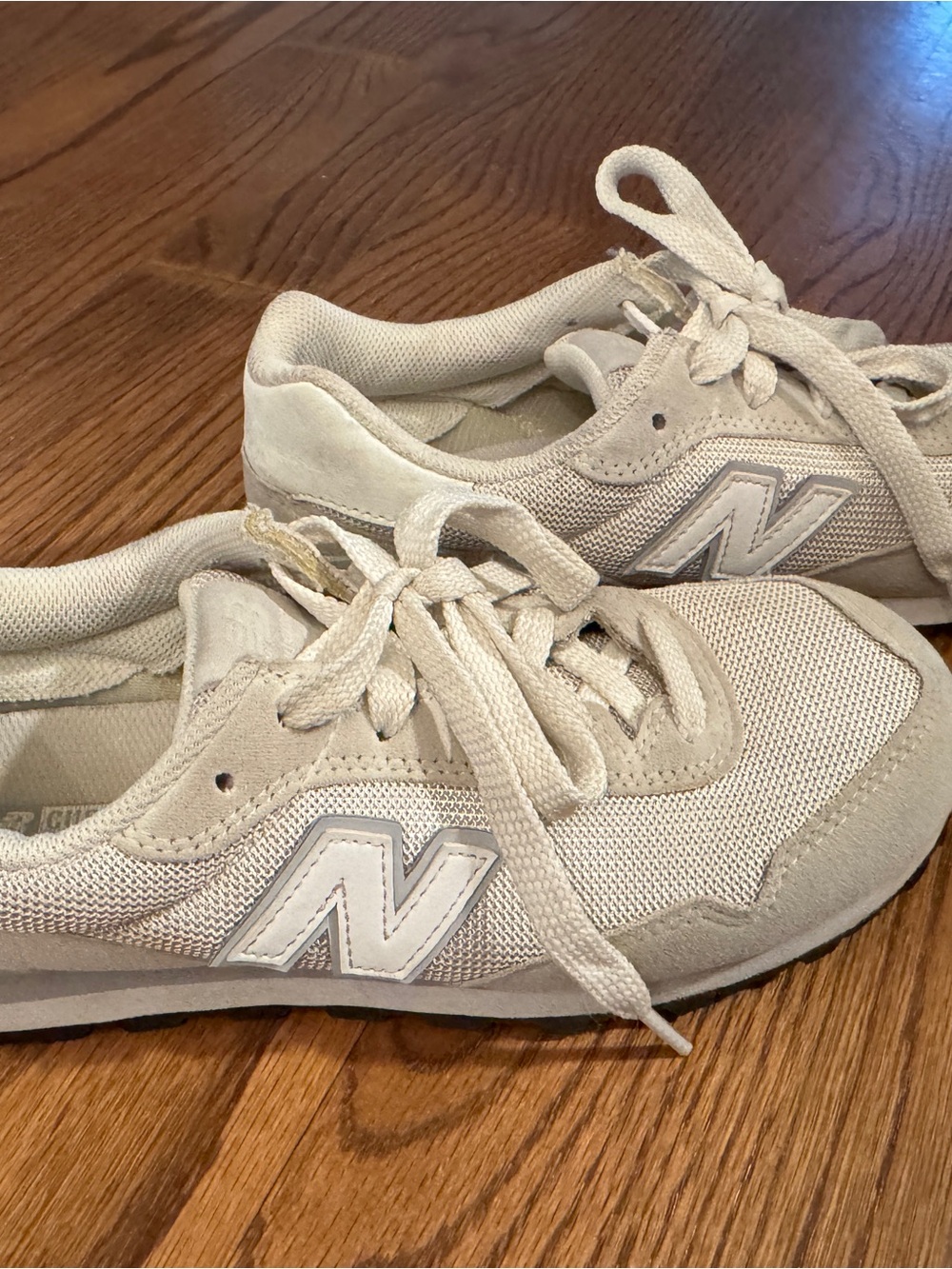 New Balance Off-White Low-Top Sneakers